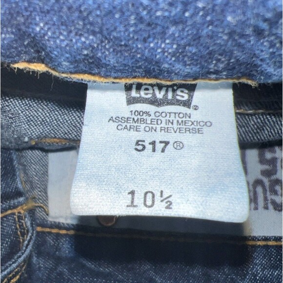 Levi's Vintage Y2K 2000 Women's 517 Boot Cut Blue Denim Jeans Size 10 1/2 - Picture 8 of 16